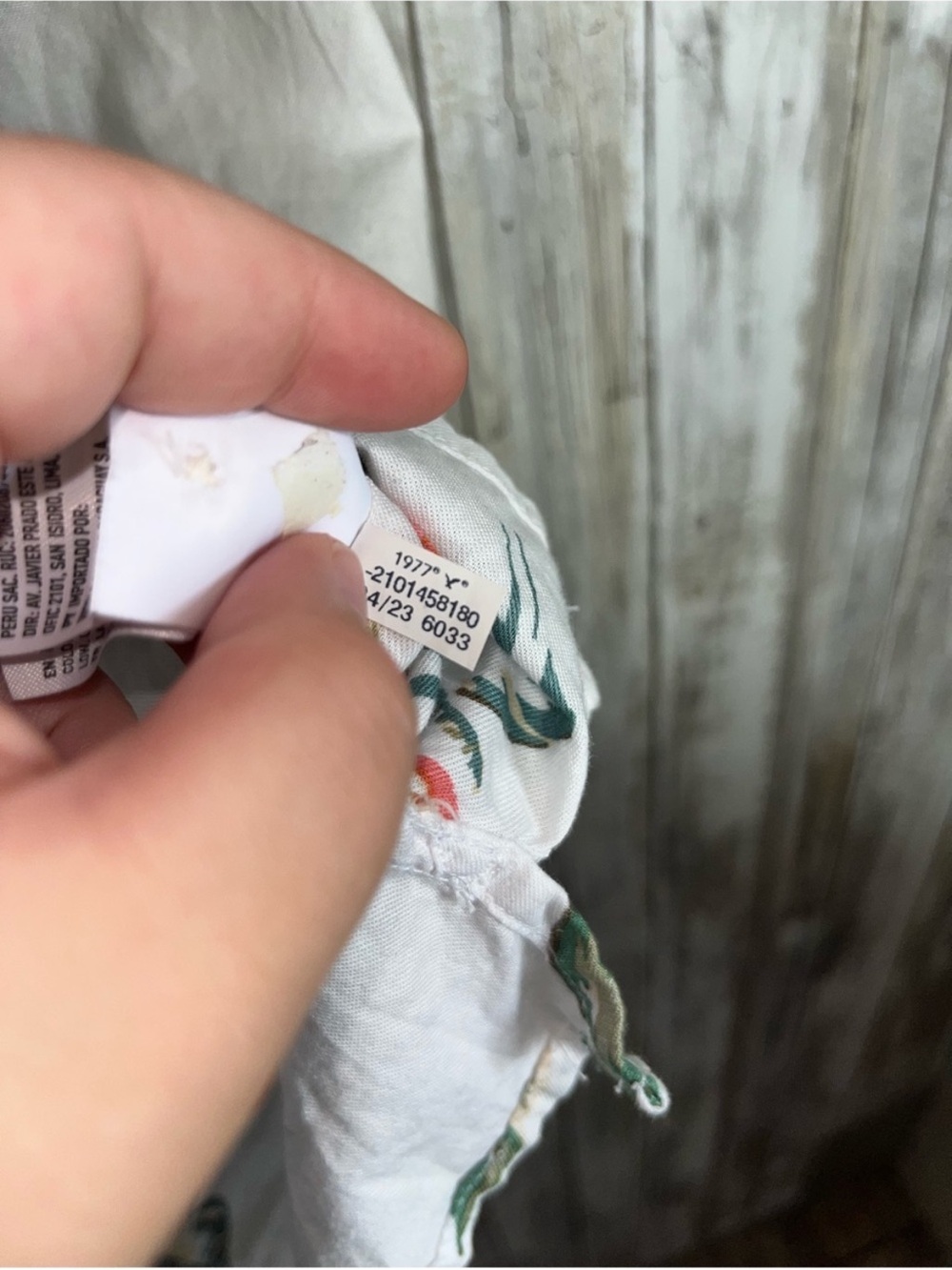 American Eagle Tropical Floral Button Up Shirt Mens Cotton Linen Hawaiian Summer - Picture 7 of 7